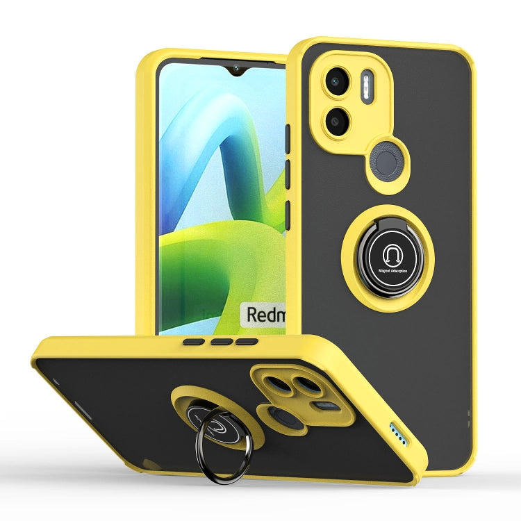 Custodia per telefono Q Shadow 1 serie TPU + PC con anello, For ZTE Blade A52, For Xiaomi Redmi A1+