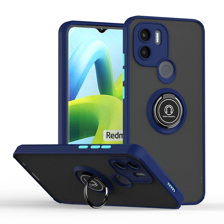 Custodia per telefono Q Shadow 1 serie TPU + PC con anello, For ZTE Blade A52, For Xiaomi Redmi A1+