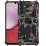 Camouflage Armor Cavalletto TPU + Custodia per telefono magnetica per PC, For Samsung Galaxy A14 5G