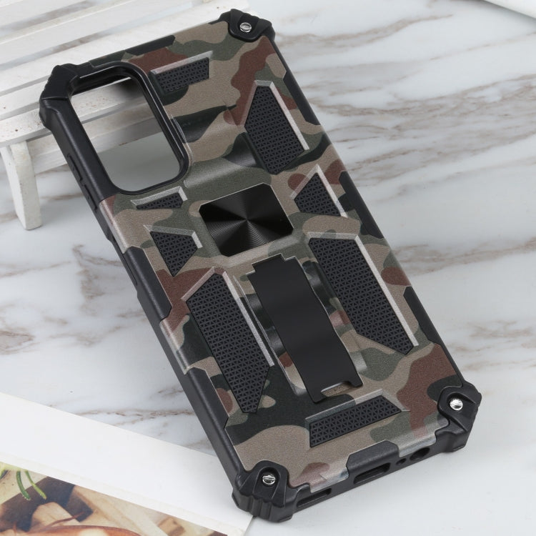 Camouflage Armor Cavalletto TPU + Custodia per telefono magnetica per PC, For Samsung Galaxy A14 5G
