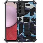 Camouflage Armor Cavalletto TPU + Custodia per telefono magnetica per PC, For Samsung Galaxy A14 5G