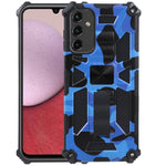 Camouflage Armor Cavalletto TPU + Custodia per telefono magnetica per PC, For Samsung Galaxy A14 5G