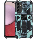 Camouflage Armor Cavalletto TPU + Custodia per telefono magnetica per PC, For Samsung Galaxy A14 5G