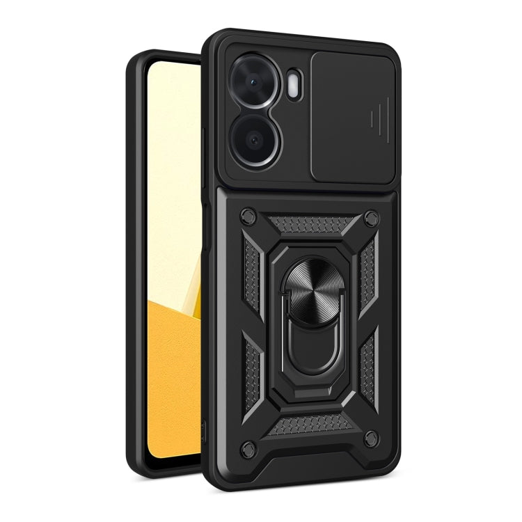 Cover per fotocamera scorrevole Design Custodia per telefono in TPU + PC, For vivo Y16 4G, For vivo Y35 4G, For Samsung Galaxy A14 5G