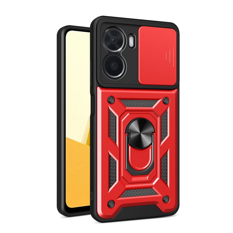 Cover per fotocamera scorrevole Design Custodia per telefono in TPU + PC, For vivo Y16 4G, For vivo Y35 4G, For Samsung Galaxy A14 5G