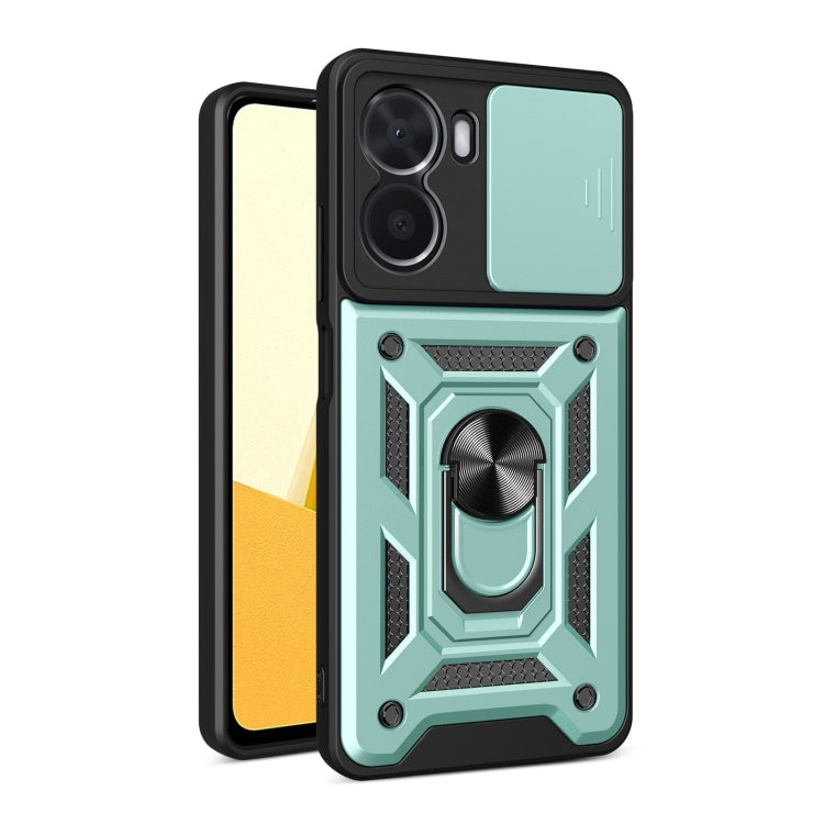 Cover per fotocamera scorrevole Design Custodia per telefono in TPU + PC, For vivo Y16 4G, For vivo Y35 4G, For Samsung Galaxy A14 5G