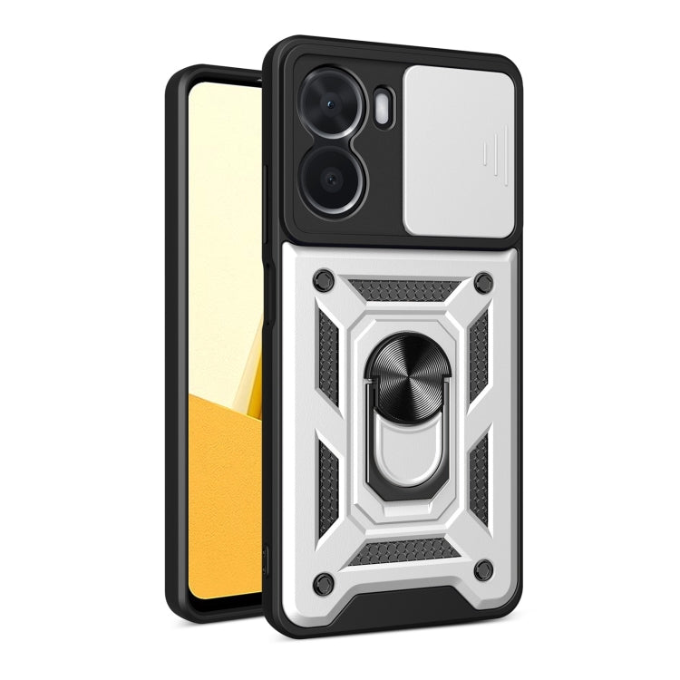Cover per fotocamera scorrevole Design Custodia per telefono in TPU + PC, For vivo Y16 4G, For vivo Y35 4G, For Samsung Galaxy A14 5G