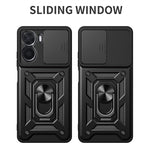 Cover per fotocamera scorrevole Design Custodia per telefono in TPU + PC, For vivo Y16 4G, For vivo Y35 4G, For Samsung Galaxy A14 5G