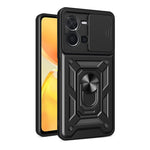 Cover per fotocamera scorrevole Design Custodia per telefono in TPU + PC, For vivo Y16 4G, For vivo Y35 4G, For Samsung Galaxy A14 5G