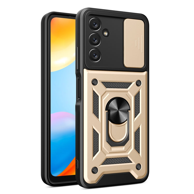 Cover per fotocamera scorrevole Design Custodia per telefono in TPU + PC, For vivo Y16 4G, For vivo Y35 4G, For Samsung Galaxy A14 5G