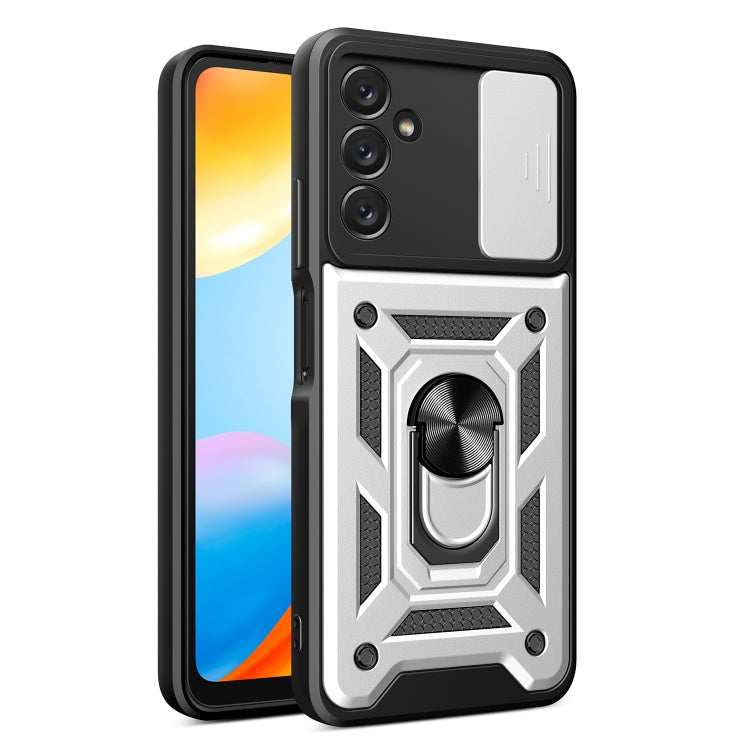 Cover per fotocamera scorrevole Design Custodia per telefono in TPU + PC, For vivo Y16 4G, For vivo Y35 4G, For Samsung Galaxy A14 5G
