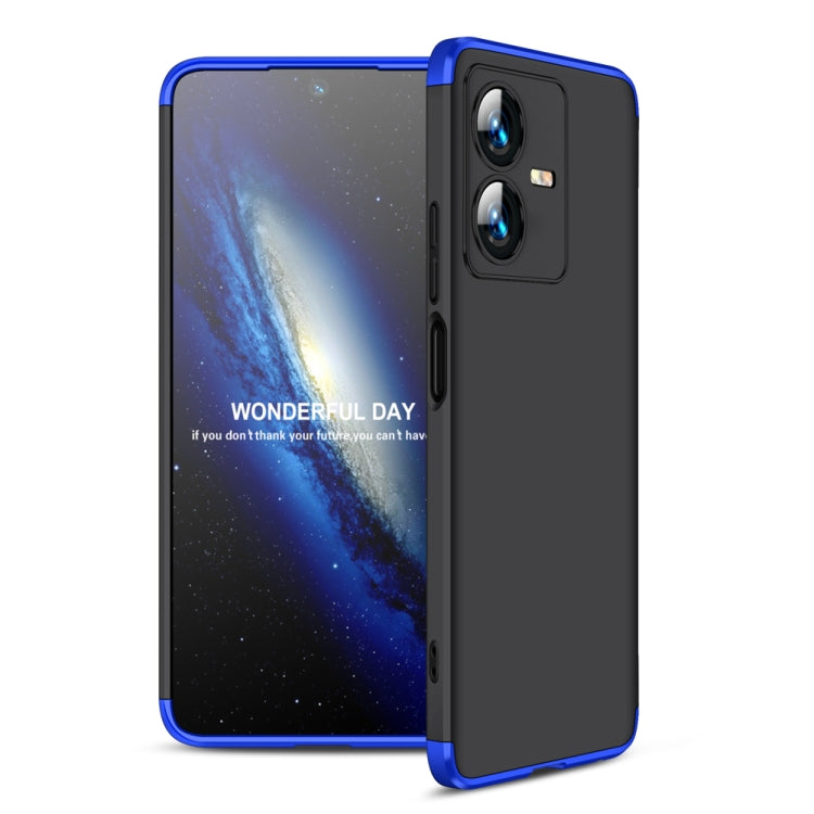 Custodia per telefono per PC a copertura totale con giunzione a tre stadi GKK, For Realme C33, For vivo Y22 / Y22s, For vivo Y35 2022, For Xiaomi Poco M5