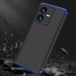 Custodia per telefono per PC a copertura totale con giunzione a tre stadi GKK, For Realme C33, For vivo Y22 / Y22s, For vivo Y35 2022, For Xiaomi Poco M5