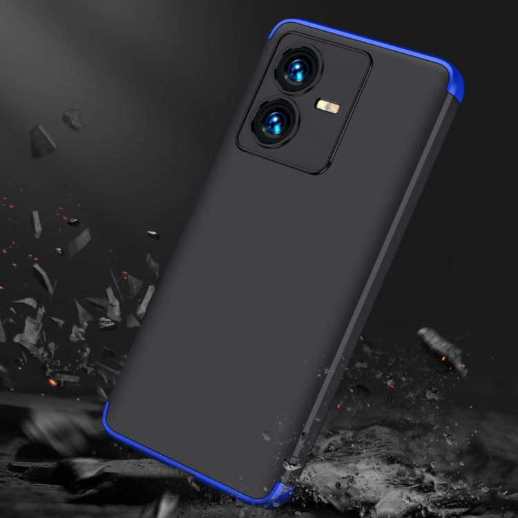Custodia per telefono per PC a copertura totale con giunzione a tre stadi GKK, For Realme C33, For vivo Y22 / Y22s, For vivo Y35 2022, For Xiaomi Poco M5