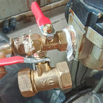 Connettore per tubo pneumatico Valvola a sfera in rame, Inside 2-Barb 8mm, Inside 2-Barb 10mm, Inside 3-Barb 8mm, Inside and Outside 1 1/8 inch, Inside and Outside 2 1/4 inch, Inside and Outside 3 3/8 inch, Inside and Outside 4 1/2 inch                ...