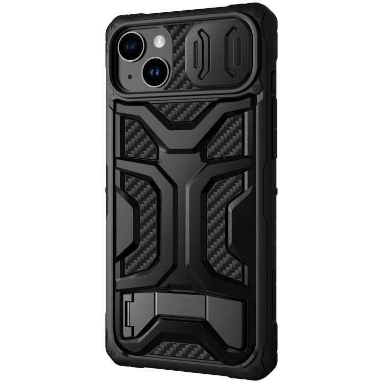 Cover per fotocamera scorrevole NILLKIN Design Custodia per telefono magnetica in TPU + PC, For iPhone 14 Plus, For iPhone 14 Pro