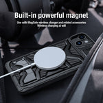 Cover per fotocamera scorrevole NILLKIN Design Custodia per telefono magnetica in TPU + PC, For iPhone 14 Plus, For iPhone 14 Pro