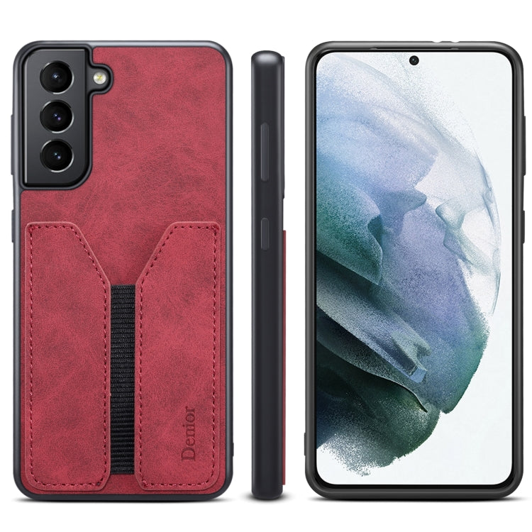 Denior DV Elastic Card PU Custodia per telefono con cover posteriore, For Samsung Galaxy S22 5G, For Samsung Galaxy S22+ 5G, For Samsung Galaxy S22 Ultra 5G, For Samsung Galaxy S21 5G, For Samsung Galaxy S21+ 5G, For Samsung Galaxy S21 Ultra 5G