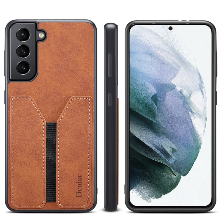 Denior DV Elastic Card PU Custodia per telefono con cover posteriore, For Samsung Galaxy S22 5G, For Samsung Galaxy S22+ 5G, For Samsung Galaxy S22 Ultra 5G, For Samsung Galaxy S21 5G, For Samsung Galaxy S21+ 5G, For Samsung Galaxy S21 Ultra 5G