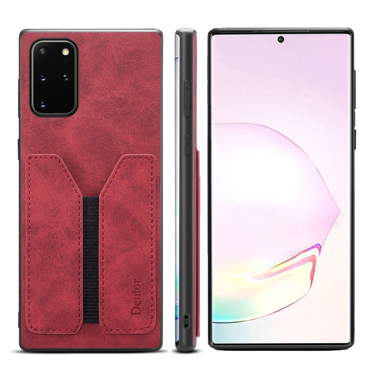 Denior DV Elastic Card PU Custodia per telefono con cover posteriore, For Samsung Galaxy Note20, For Samsung Galaxy Note20 Ultra, For Samsung Galaxy S20, For Samsung Galaxy S20+, For Samsung Galaxy S20 Ultra, For Samsung Galaxy Note10