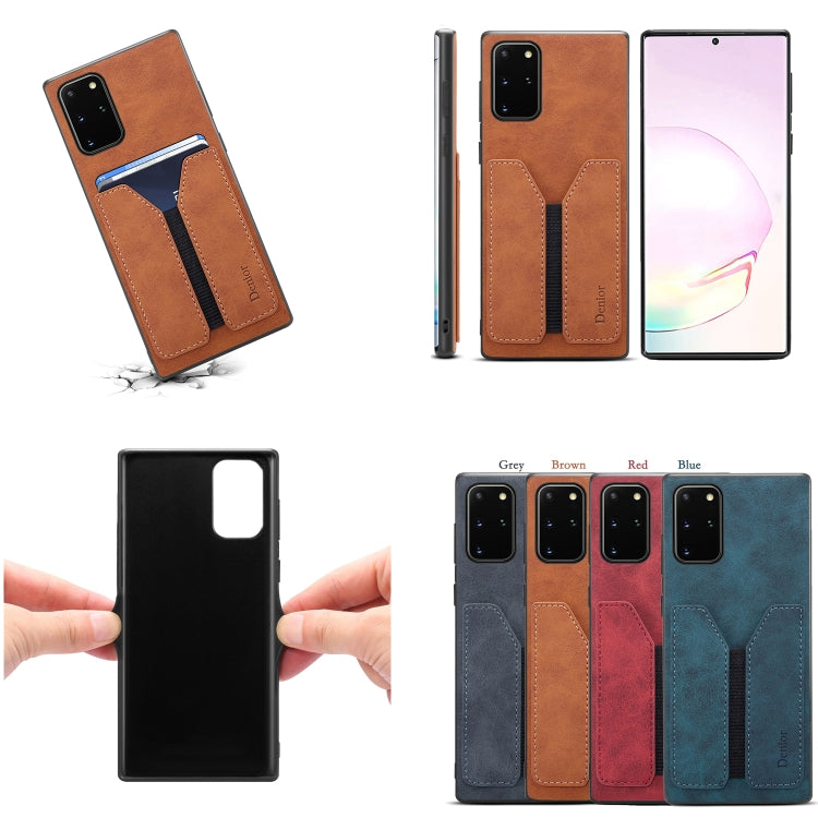 Denior DV Elastic Card PU Custodia per telefono con cover posteriore, For Samsung Galaxy Note20, For Samsung Galaxy Note20 Ultra, For Samsung Galaxy S20, For Samsung Galaxy S20+, For Samsung Galaxy S20 Ultra, For Samsung Galaxy Note10