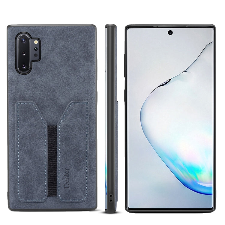 Denior DV Elastic Card PU Custodia per telefono con cover posteriore, For Samsung Galaxy Note10+, For Samsung Galaxy S10+, For Samsung Galaxy S10 5G, For Samsung Galaxy Note9
