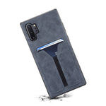 Denior DV Elastic Card PU Custodia per telefono con cover posteriore, For Samsung Galaxy Note10+, For Samsung Galaxy S10+, For Samsung Galaxy S10 5G, For Samsung Galaxy Note9