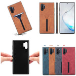 Denior DV Elastic Card PU Custodia per telefono con cover posteriore, For Samsung Galaxy Note10+, For Samsung Galaxy S10+, For Samsung Galaxy S10 5G, For Samsung Galaxy Note9