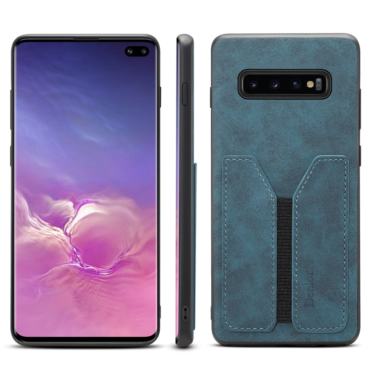 Denior DV Elastic Card PU Custodia per telefono con cover posteriore, For Samsung Galaxy Note10+, For Samsung Galaxy S10+, For Samsung Galaxy S10 5G, For Samsung Galaxy Note9