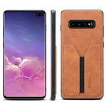Denior DV Elastic Card PU Custodia per telefono con cover posteriore, For Samsung Galaxy Note10+, For Samsung Galaxy S10+, For Samsung Galaxy S10 5G, For Samsung Galaxy Note9
