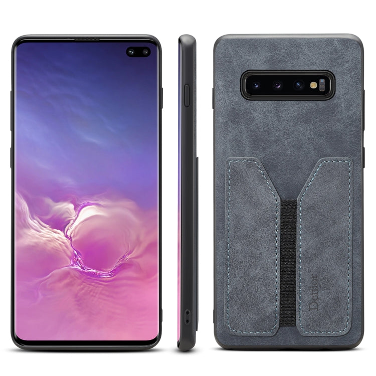 Denior DV Elastic Card PU Custodia per telefono con cover posteriore, For Samsung Galaxy Note10+, For Samsung Galaxy S10+, For Samsung Galaxy S10 5G, For Samsung Galaxy Note9