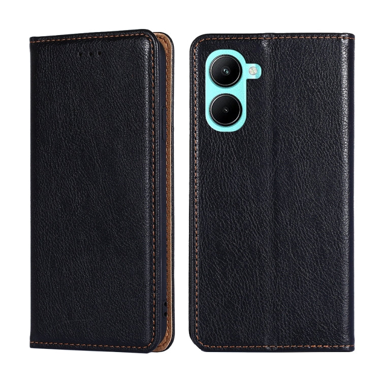 Custodia per telefono in pelle magnetica tinta unita lucida olio, For Motorola Moto E32 India/E22s 4G Global, For OPPO A17, For OPPO K10x 5G, For Realme C33 4G