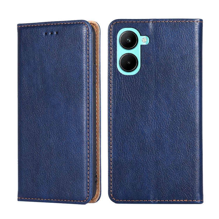 Custodia per telefono in pelle magnetica tinta unita lucida olio, For Motorola Moto E32 India/E22s 4G Global, For OPPO A17, For OPPO K10x 5G, For Realme C33 4G