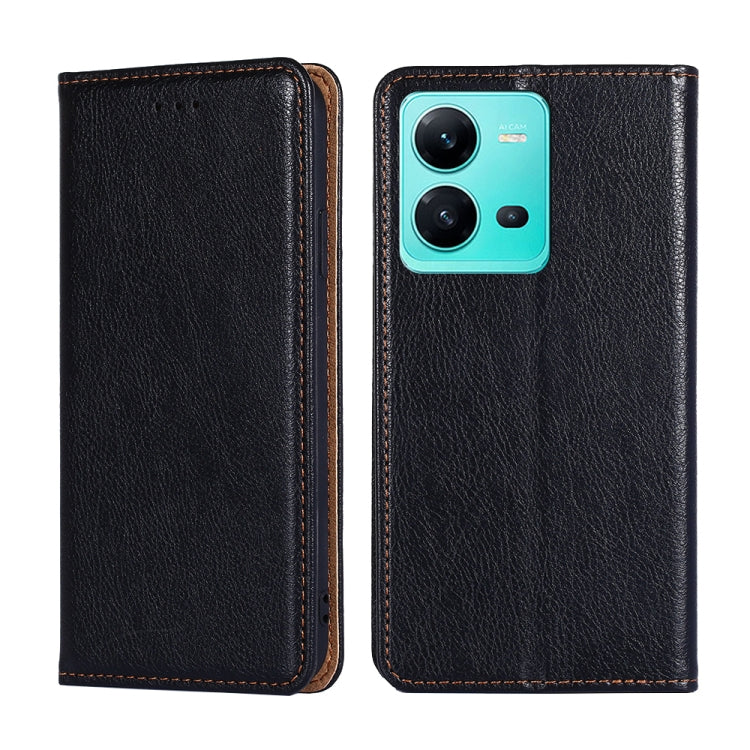 Custodia per telefono in pelle magnetica tinta unita lucida olio, For vivo V25 5G/V25e 5G/X80 Lite, For vivo Y16 4G/Y02s 4G, For vivo Y55 4G, For Samsung Galaxy A04s