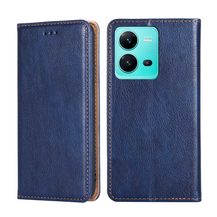 Custodia per telefono in pelle magnetica tinta unita lucida olio, For vivo V25 5G/V25e 5G/X80 Lite, For vivo Y16 4G/Y02s 4G, For vivo Y55 4G, For Samsung Galaxy A04s
