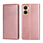 Custodia per telefono in pelle magnetica tinta unita lucida olio, For vivo V25 5G/V25e 5G/X80 Lite, For vivo Y16 4G/Y02s 4G, For vivo Y55 4G, For Samsung Galaxy A04s