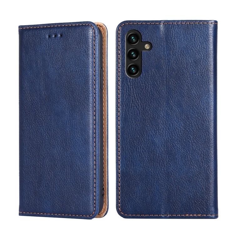 Custodia per telefono in pelle magnetica tinta unita lucida olio, For vivo V25 5G/V25e 5G/X80 Lite, For vivo Y16 4G/Y02s 4G, For vivo Y55 4G, For Samsung Galaxy A04s