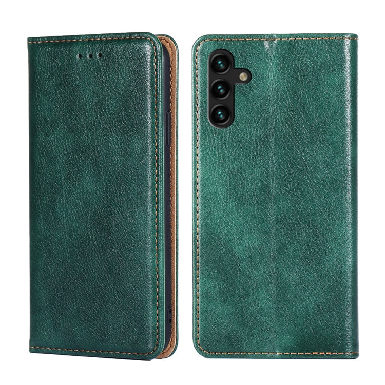 Custodia per telefono in pelle magnetica tinta unita lucida olio, For vivo V25 5G/V25e 5G/X80 Lite, For vivo Y16 4G/Y02s 4G, For vivo Y55 4G, For Samsung Galaxy A04s