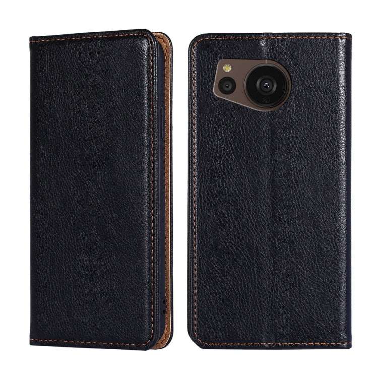 Custodia per telefono in pelle magnetica tinta unita lucida olio, For Sharp Aquos sense7 Plus, For Xiaomi Civi 2 5G, For Xiaomi Poco M5 4G