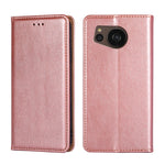 Custodia per telefono in pelle magnetica tinta unita lucida olio, For Sharp Aquos sense7 Plus, For Xiaomi Civi 2 5G, For Xiaomi Poco M5 4G