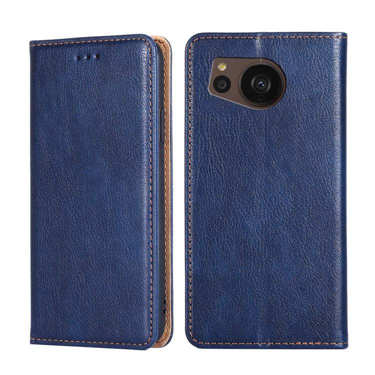 Custodia per telefono in pelle magnetica tinta unita lucida olio, For Sharp Aquos sense7 Plus, For Xiaomi Civi 2 5G, For Xiaomi Poco M5 4G