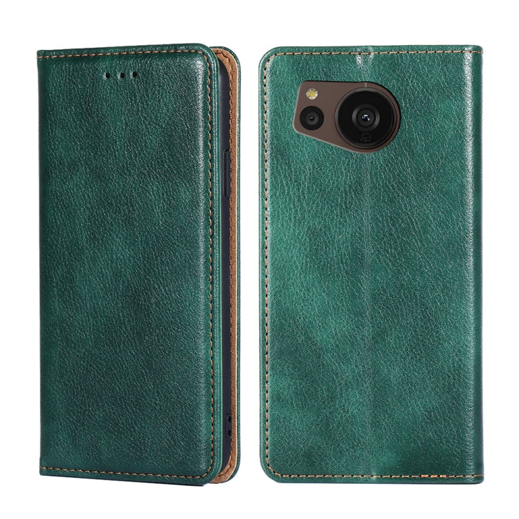 Custodia per telefono in pelle magnetica tinta unita lucida olio, For Sharp Aquos sense7 Plus, For Xiaomi Civi 2 5G, For Xiaomi Poco M5 4G