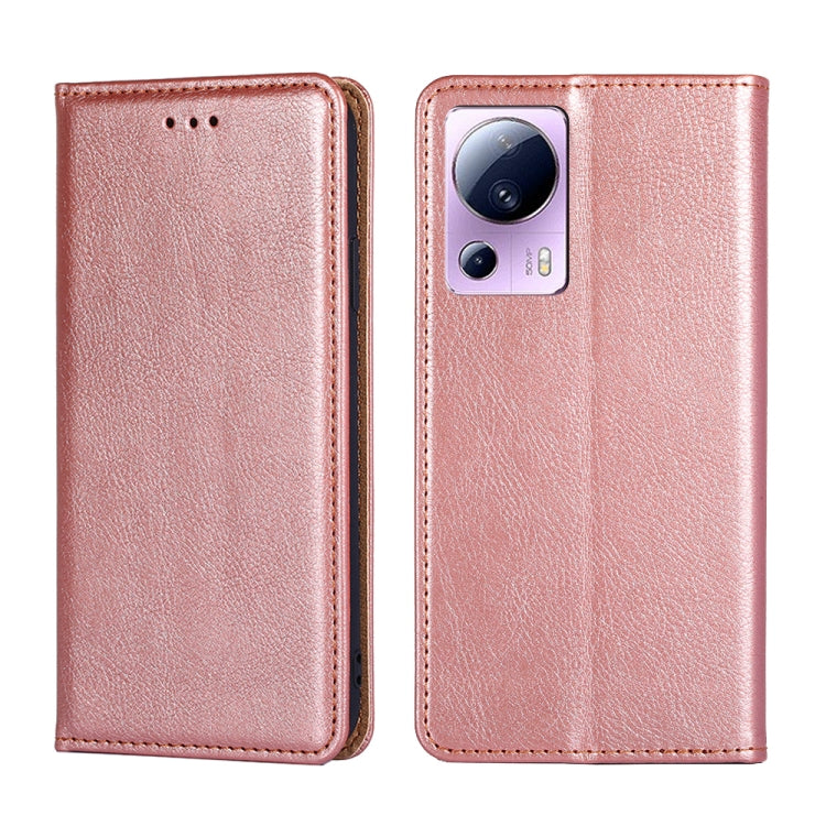 Custodia per telefono in pelle magnetica tinta unita lucida olio, For Sharp Aquos sense7 Plus, For Xiaomi Civi 2 5G, For Xiaomi Poco M5 4G
