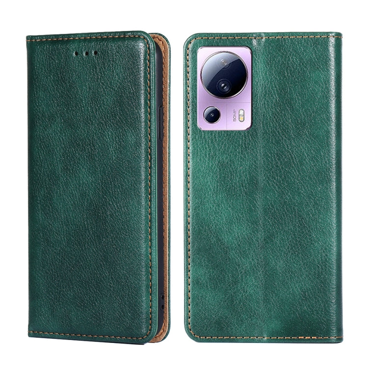 Custodia per telefono in pelle magnetica tinta unita lucida olio, For Sharp Aquos sense7 Plus, For Xiaomi Civi 2 5G, For Xiaomi Poco M5 4G