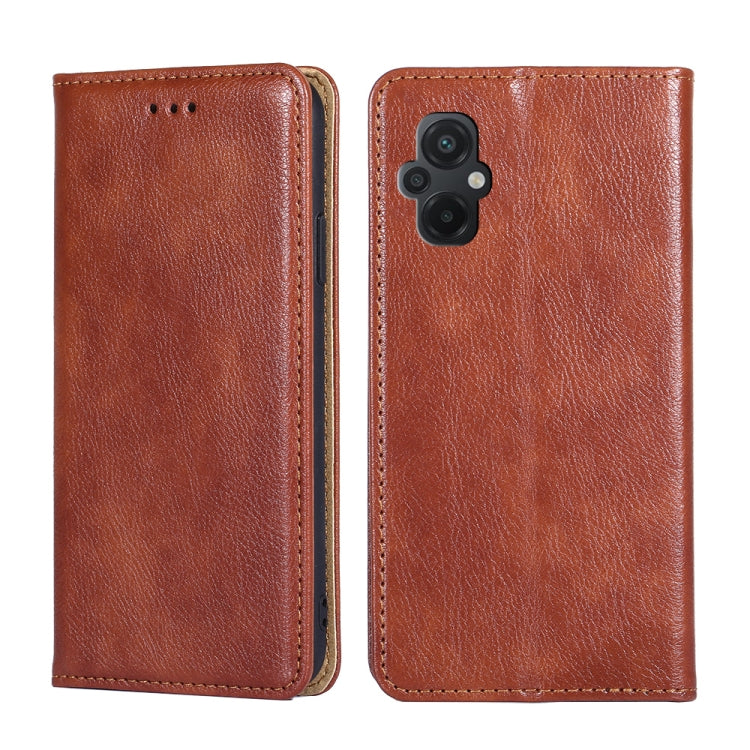 Custodia per telefono in pelle magnetica tinta unita lucida olio, For Sharp Aquos sense7 Plus, For Xiaomi Civi 2 5G, For Xiaomi Poco M5 4G