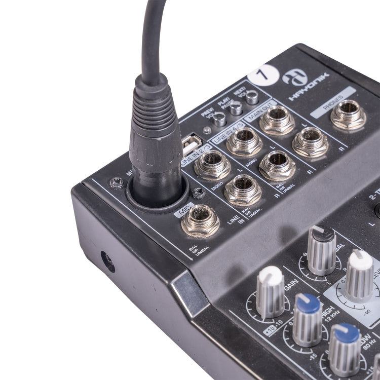 Cavo audio TRS 6,35 mm a XLR 3 pin maschio 1-10 m
