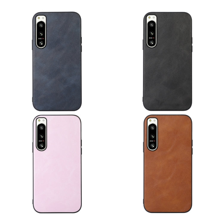 Custodia per telefono PU in pelle bovina, For Sony Xperia 5 IV