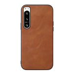 Custodia per telefono PU in pelle bovina, For Sony Xperia 5 IV