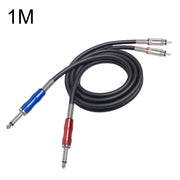 Cavo audio doppio RCA a doppio jack 6,35 mm maschio 1-3 m