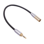 Cavo audio 3,5 mm maschio a mini XLR 3 pin 30 cm